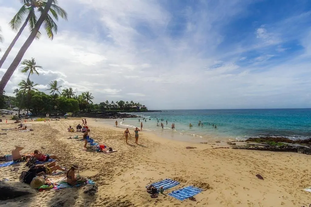 Vakantiehuis Amazing Lagoon & Garden Front Condo With Stunning Ocean Views -Hale Kona Kai 209 By Casago Kona Kailua-Kona Verenigde Staten